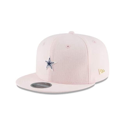 Pink Dallas Cowboys Hat - New Era NFL Micro Stitch 9FIFTY Snapback Caps USA9378104